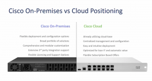 cisco on prem vs cloud